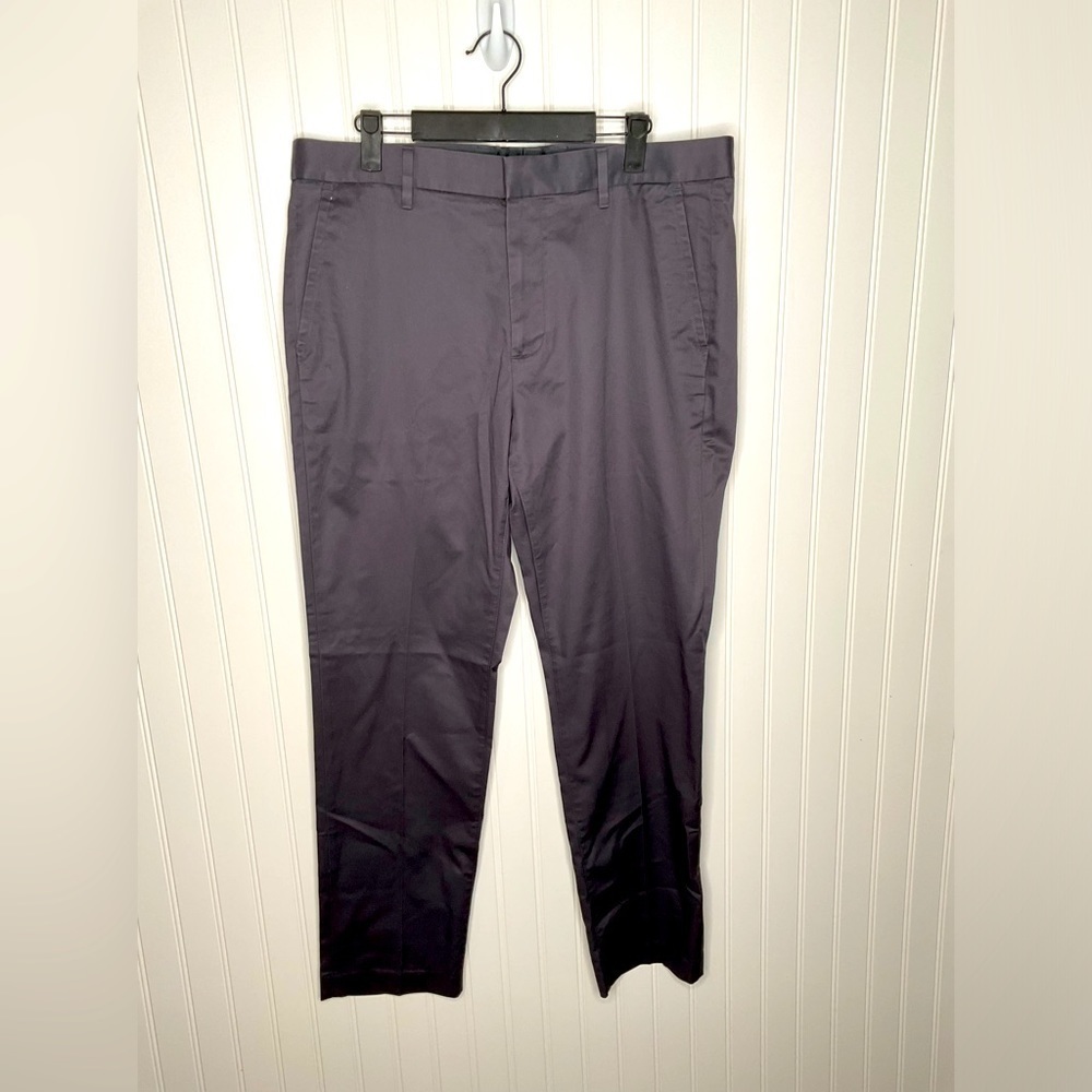 Bonobos Slim Chino Pants Mens 34x30 Gray Stretch-NWOT